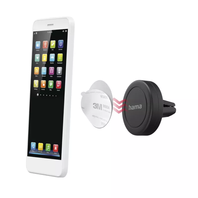 Hama Magnet Passive holder Mobile phone Smartphone Melns 00201517