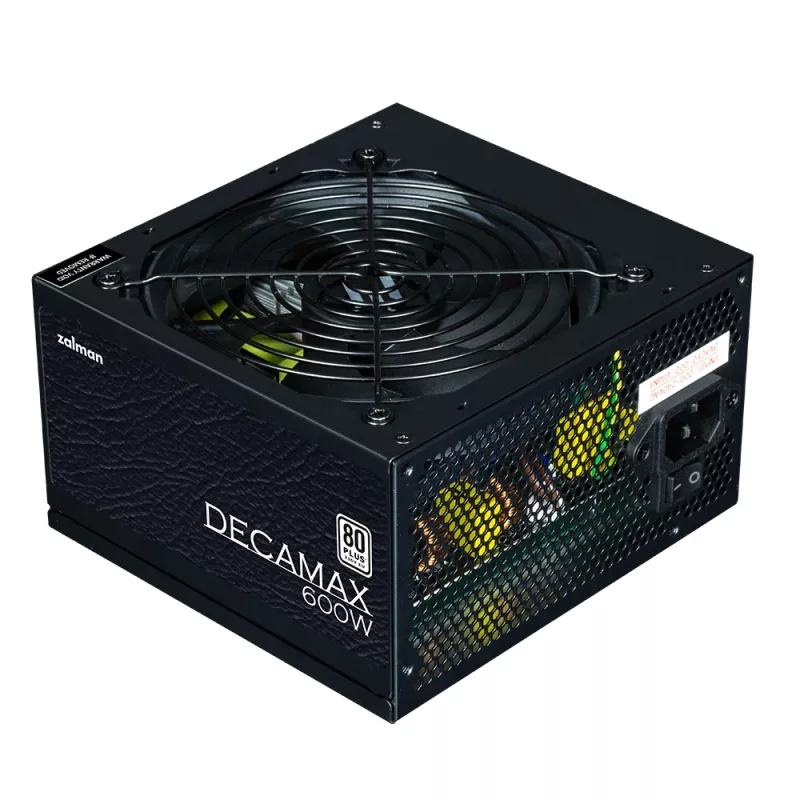 Zalman Decamax barošanas bloks 600 W ATX melns