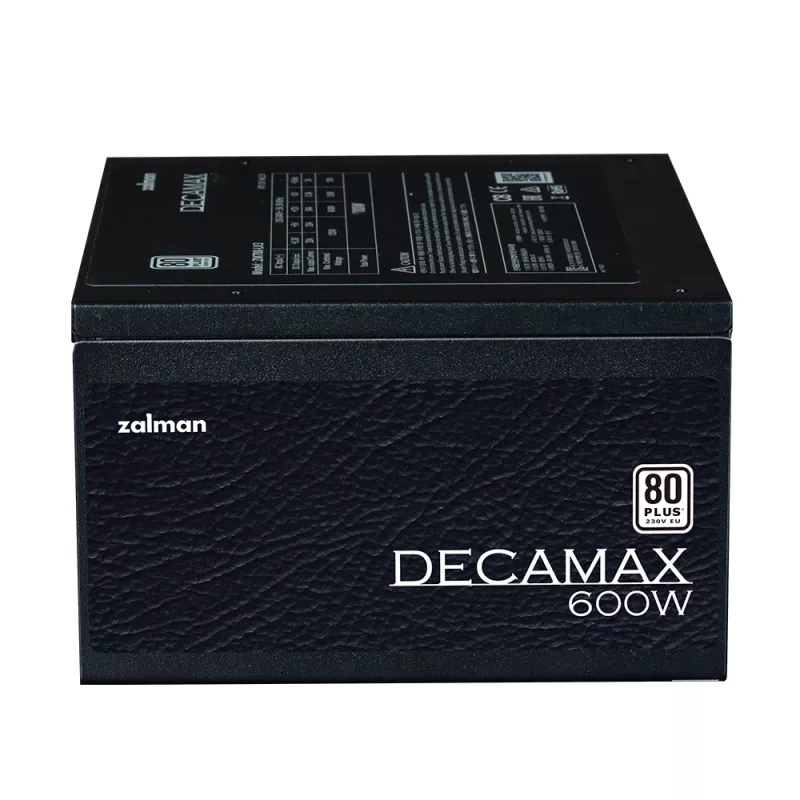 Zalman Decamax barošanas bloks 600 W ATX melns