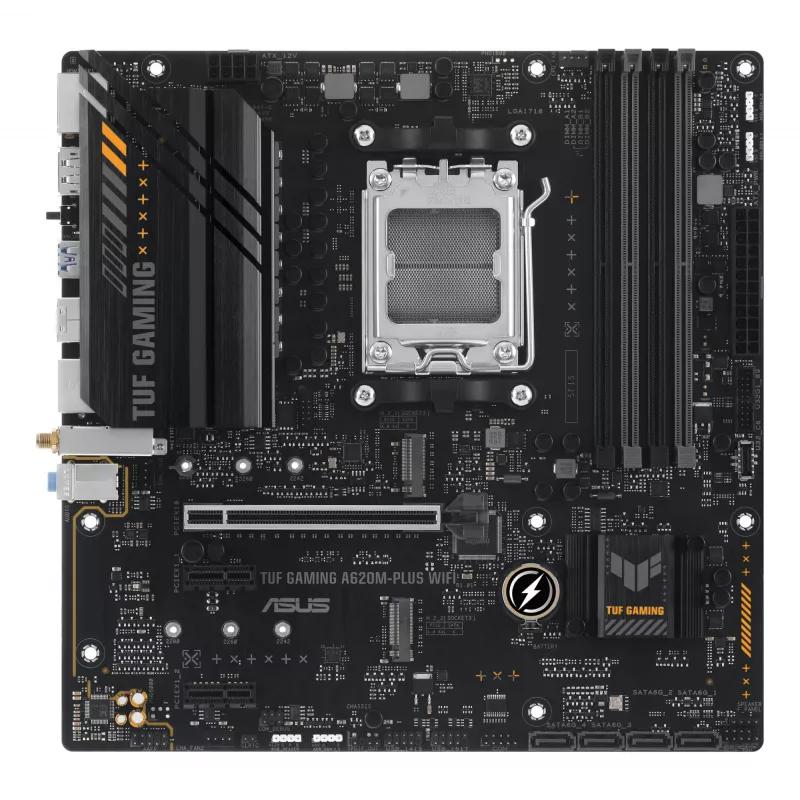 ASUS TUF GAMING A620M-PLUS WIFI AMD A620 ligzda Socket AM5 micro ATX