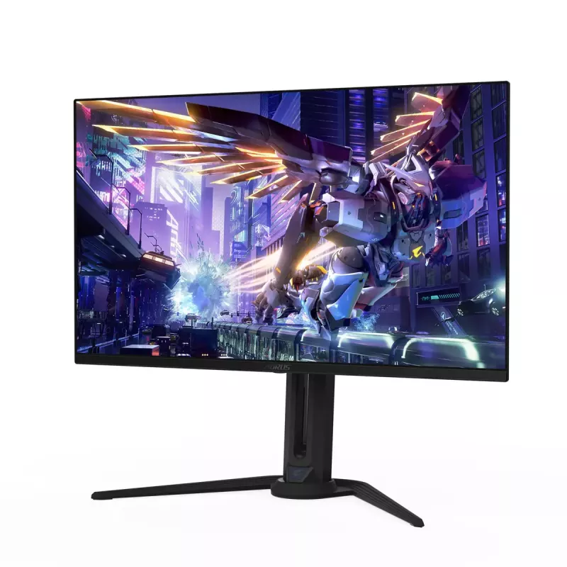 32” GIGABYTE AORUS FO32U2P OLED spēļu monitors – 3840×2160 UHD, 240Hz, 0,03ms, 250 cd/m², KVM, DisplayPort 2.1