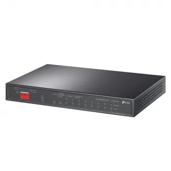 TP-Link 10 portu gigabitu galda slēdzis ar 6 portu PoE+ un 2 portu PoE++