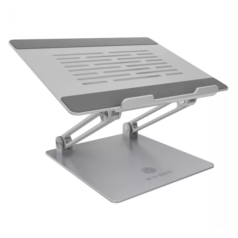 ICY BOX IB-NH300 klēpjdatora statīvs Sudraba krāsa 43,2 cm (17 collas)
