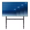 Neomounts FL50-575BL1 TV ratiņi 65-115 collas - ātra uzstādīšana - TÜV