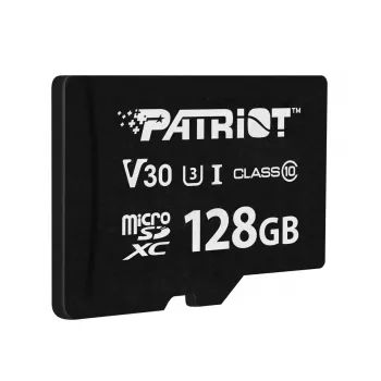 MicroSDXC atmiņas karte PATRIOT VX Series 128GB UHS-I U3 V30 Class 10 — lasīšana 90 MB/s, rakstīšana 80 MB/s