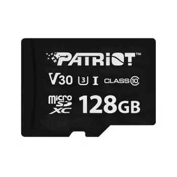 MicroSDXC atmiņas karte PATRIOT VX Series 128GB UHS-I U3 V30 Class 10 — lasīšana 90 MB/s, rakstīšana 80 MB/s
