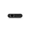 ICY BOX IB-DK4050-CPD vadu USB 3.2 Gen 1 (3.1 Gen 1) Type-C antracīta