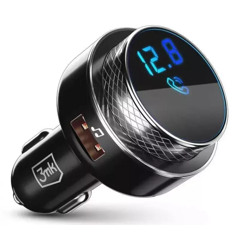 FM raidītājs 3MK Hyper Car 87.5 - 99.8 MHz USB Melns
