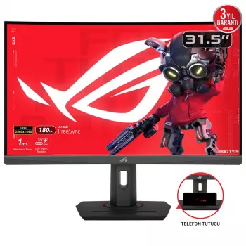 ASUS ROG Strix XG32WCS datora monitors 80 cm (31,5 collas) 2560 x 1440 pikseļi Quad HD LED melns