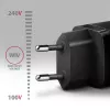 Sienas lādētājs Axagon ACU-PD20 1x QC3.0/AFC/FCP/PD Type-C 20W melns