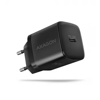Axagon ACU-PD30 PD3.0 & QC4+ 1x OUTPUT sienas lādētājs 30 W, iekštelpām, maiņstrāva, melns
