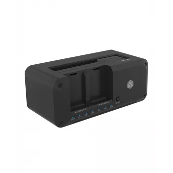 ICY BOX IB-2924MSCL-C31 USB 3.2 Gen 2 (3.1 Gen 1) Type-C Melns