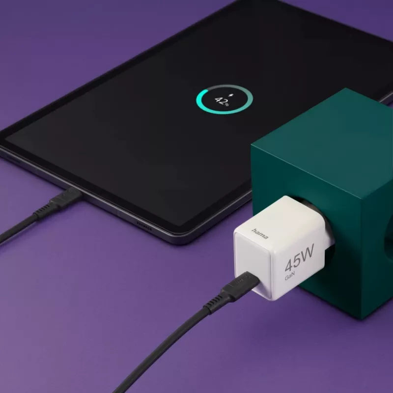 Hama 00201983 mobilās ierīces lādētājs Austiņas, Klēpjdators, Power bank, Viedtālrunis, Planšete Balts AC Ātrā uzlāde Iekštelpām