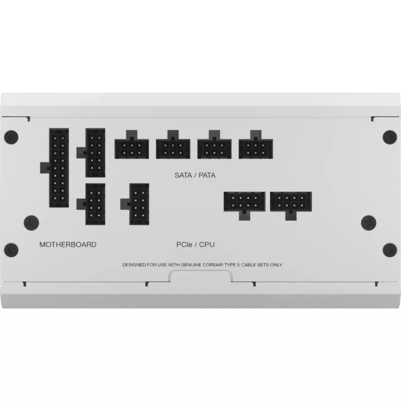 CORSAIR barošanas bloks - Rm750x Shift 80 Plus Gold pilnībā modulārs ATX - balts