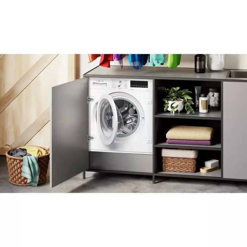 Bosch Serie 8 WIW28542EU veļas mašīna ar priekšējo ielādi 8 kg 1400 RPM Balta