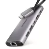 Axagon HMC-6G2L USB 10Gbps centrmezgls, 2x USB-A, 1x USB-C, HDMI 4k/60Hz, RJ-45, PD 100W