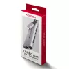 Axagon HMC-6G2L USB 10Gbps centrmezgls, 2x USB-A, 1x USB-C, HDMI 4k/60Hz, RJ-45, PD 100W