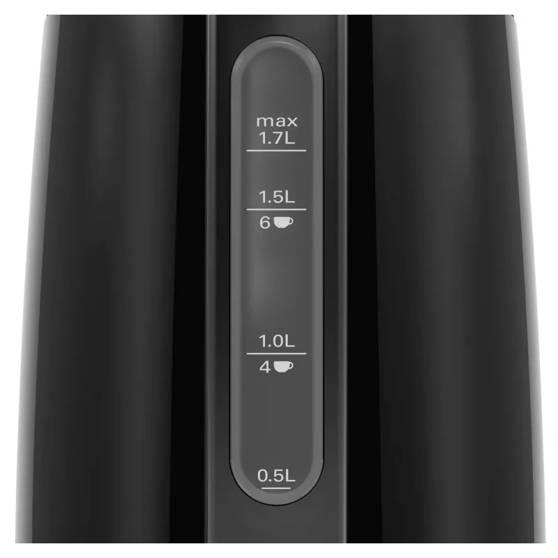 “Bosch TWK3P423” elektriskā tējkanna 1,7 l 2400 W melna