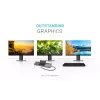 i-tec Metal SB-C Ergonomic 4K 3x Display Docking Station with Power Delivery 85 W + Universal Charger 100 W