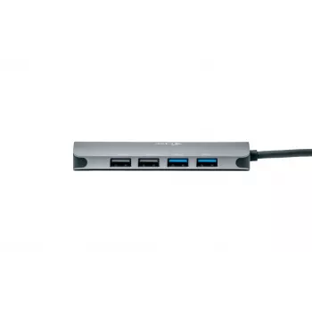 i-tec Metal USB-C Nano 2x Display Docking Station ar PD 100 W + lādētājs 100W