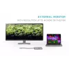 i-tec Metal USB-C Nano Dock HDMI/VGA ar LAN + lādētājs 100 W
