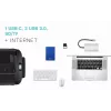 i-tec Metal USB-C Nano Dock HDMI/VGA ar LAN + lādētājs 100 W