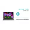 i-tec Metal USB-C Nano Dock HDMI/VGA ar LAN + lādētājs 100 W
