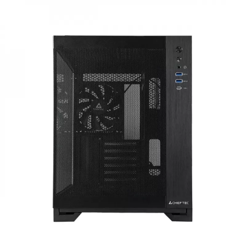 Chieftec mATX korpuss GM-30B-M-OP, melns Cube