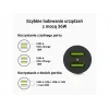 Auto/iekštelpu lādētājs zaļa Cell CADM-GC-36AA 36W 2x USB-A melns 3,6–12 V strāvas avotam