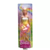 Barbie A Touch of Magic karaliskā lelle ar koši izceltiem matiem, svārkiem ar tauriņu apdruku un aksesuāriem