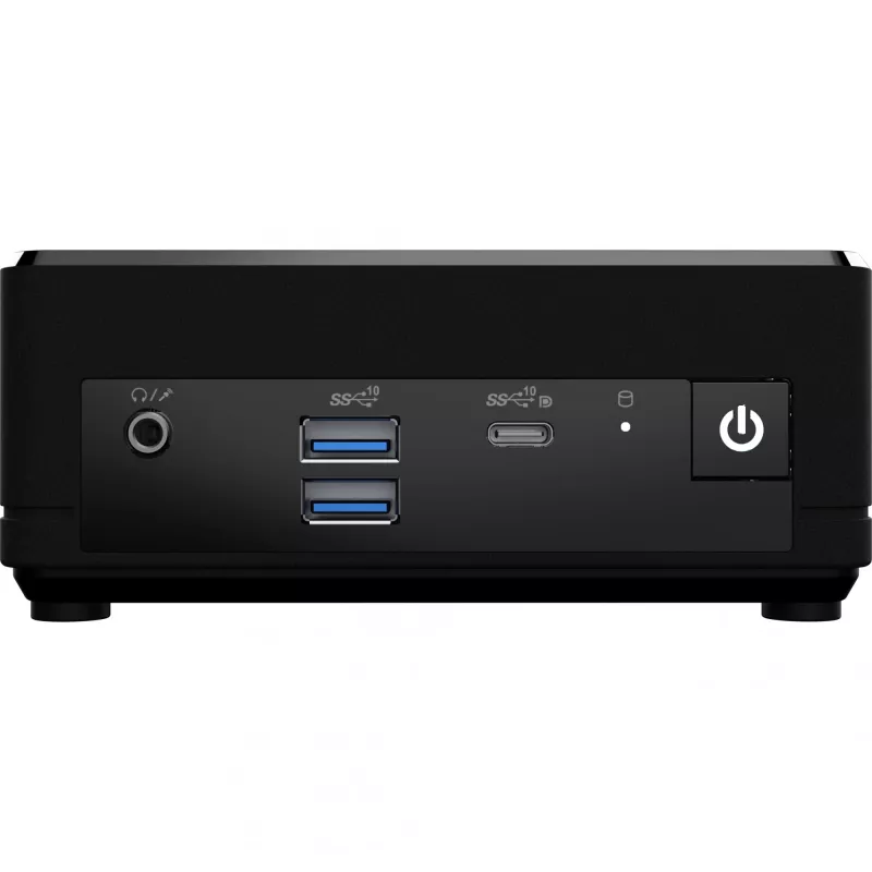 MSI Cubi N ADL S-078EU Intel® N N100 4 GB DDR4-SDRAM 128 GB SSD Windows 11 Pro Mini PC Melns