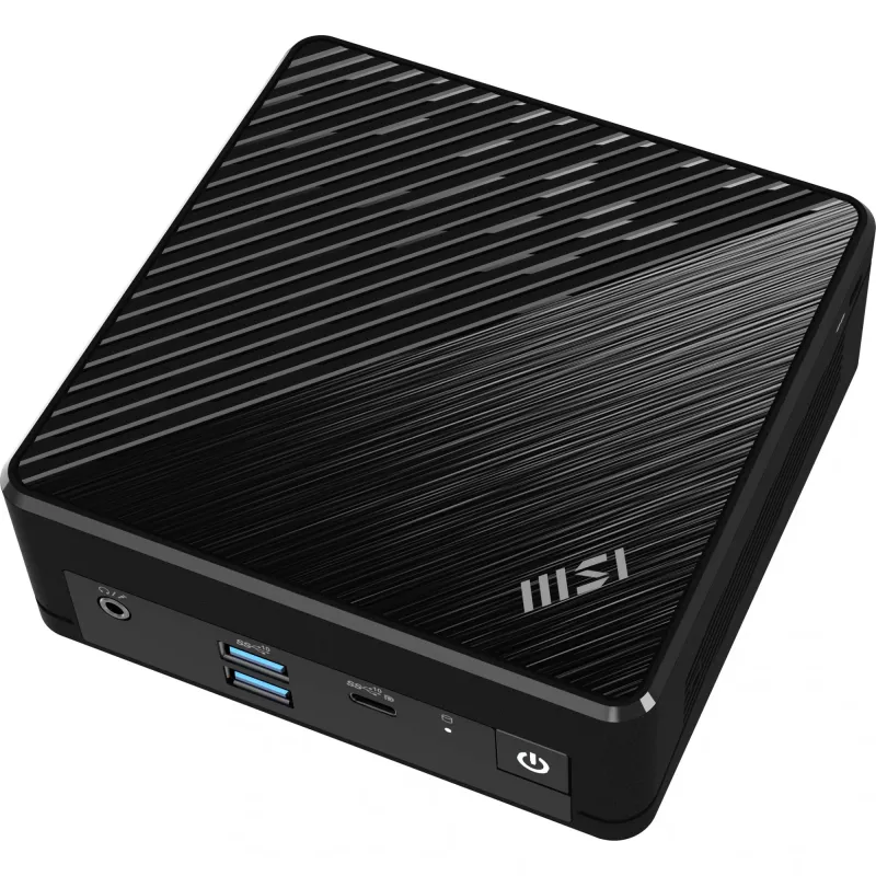 MSI Cubi N ADL S-078EU Intel® N N100 4 GB DDR4-SDRAM 128 GB SSD Windows 11 Pro Mini PC Melns