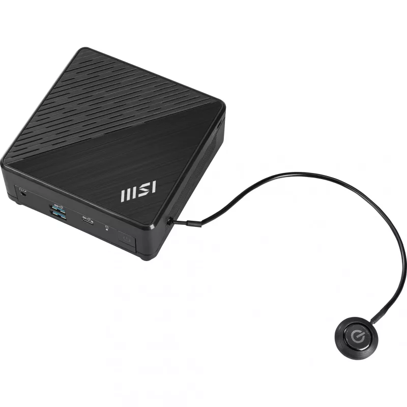 MSI Cubi N ADL S-078EU Intel® N N100 4 GB DDR4-SDRAM 128 GB SSD Windows 11 Pro Mini PC Melns