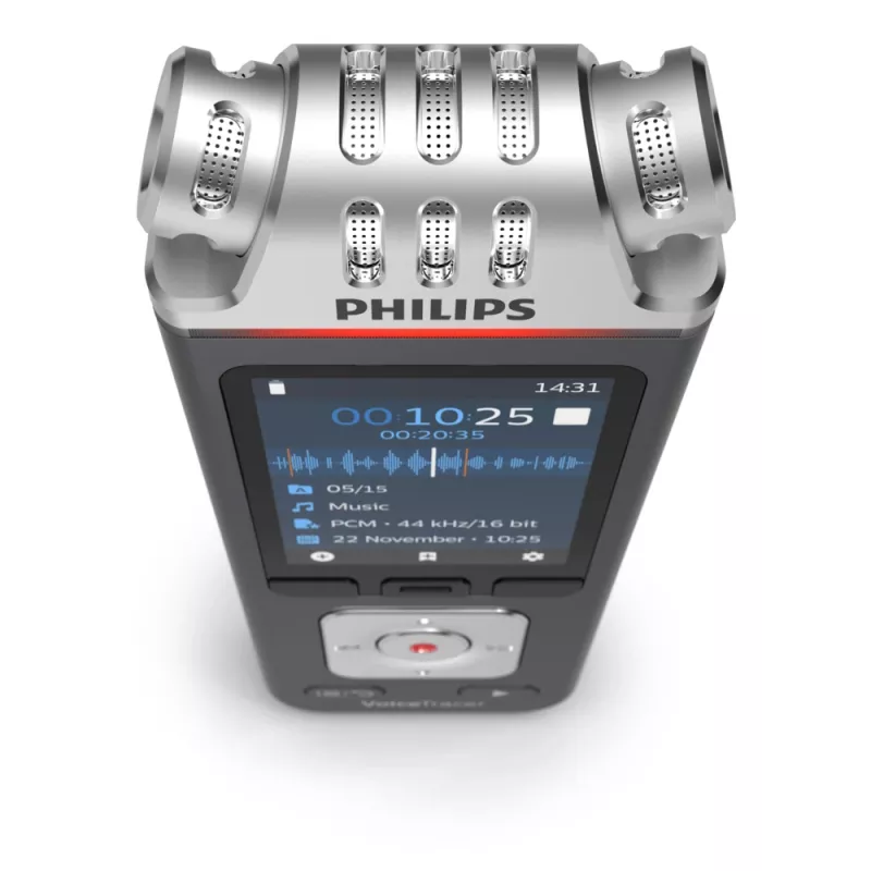 Philips VoiceTracer melns, pelēks