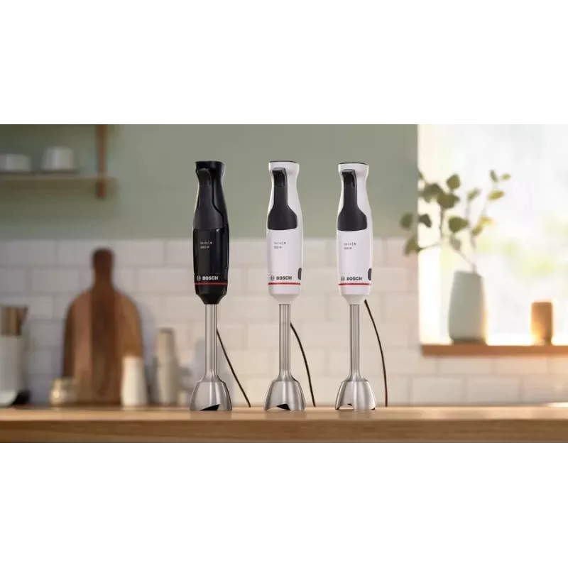 Bosch Serie 4 MSM4W221 blenderis 0,6 L Iegremdējamais blenderis 600 W Balts