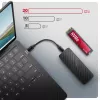 Axagon EEM2-20G USB-C 20Gbps - M.2 NVMe SSD ARMORED box, SSD korpuss, M.2, M.2, NVMe-oF, PCI Express, 20 Gbit/s, USB savienojamība, Melns