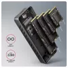 Axagon EEM2-20G USB-C 20Gbps - M.2 NVMe SSD ARMORED box, SSD korpuss, M.2, M.2, NVMe-oF, PCI Express, 20 Gbit/s, USB savienojamība, Melns