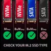 Axagon EEM2-GAM ārējā USB-C 10Gbps metāla kaste M.2 NVMe un SATA SSD diskiem. Bez skrūvēm
