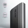 Axagon EEM2-GTS2 ārējā USB-C 10Gbps metāla kaste M.2 NVMe un SATA SSD diskiem. Bezskrūvju