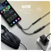 Axagon ADA-HCPD USB-C uz 3,5 mm ligzdu - Hi-Res DAC audio adapteris, 384kHz/32bit, PD 60W 3A