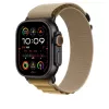 APPLE 49mm dzeltenbrūna Alpine Loop - Vidēja - Melna titāna apdare