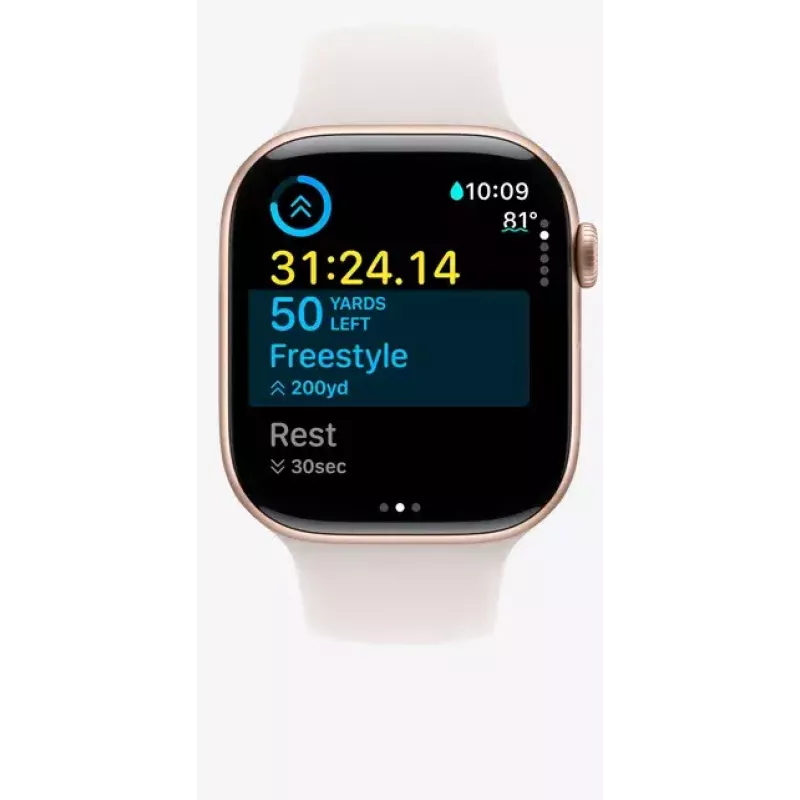 Viedpulkstenis Apple Watch Ultra 2 GPS + Cellular 49mm dabīgs titāna korpuss, smilškrāsas Alpu cilpa, vidēja izmēra