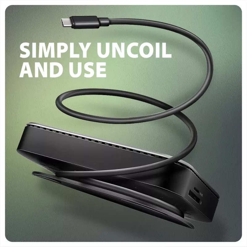Axagon HMC-UFO USB-C centrmezgls M.2 SATA/NVMe 1 Gbit/s Ethernet 384 kHz Audio Vadu USB 3.2 Gen 2 (3.1 Gen 2) Type-C Melns