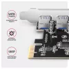 Axagon PCEU-430RS PCIe kontrolieris 4x ārējs USB-A 5Gbps ports