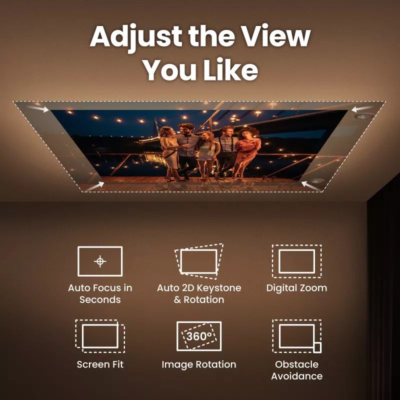 BenQ GV50 standarta projekcijas projektors 500 ANSI lūmenu DLP 1080p (1920x1080) balts