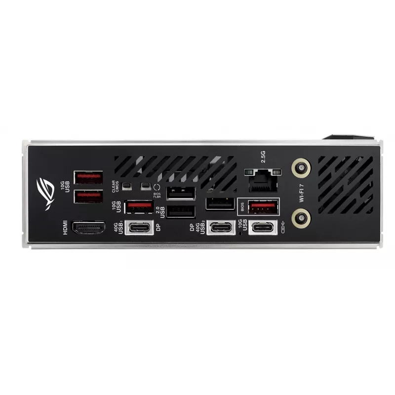 Mātesplate ASUS ROG STRIX X870-I GAMING WIFI mini ITX · AMD X870 · Socket AM5 · DDR5 · 2 DIMM · Wi‑Fi 7 · Bluetooth 5.4