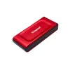 Kingston Technology 2TB XS1000 sarkans ārējais USB 3.2 Gen 2 pārnēsājamais cietvielu disks