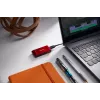 Kingston Technology 2TB XS1000 sarkans ārējais USB 3.2 Gen 2 pārnēsājamais cietvielu disks