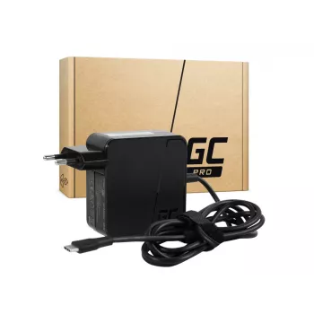 GREEN CELL Barošanas adapteris/invertors Universāls 65w Melns