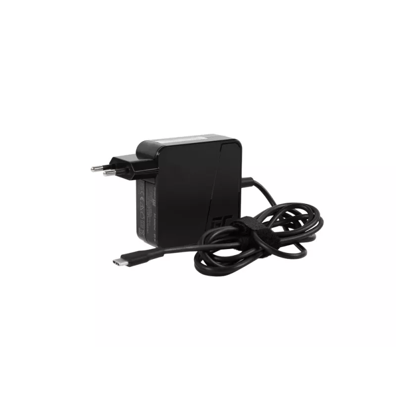 GREEN CELL Barošanas adapteris/invertors Universāls 65w Melns